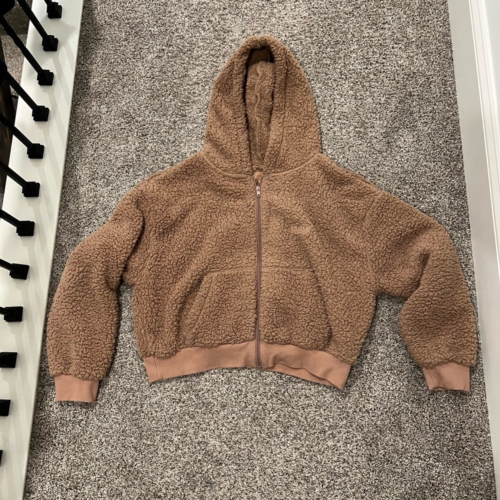 Skims crop hoodie! Like new!